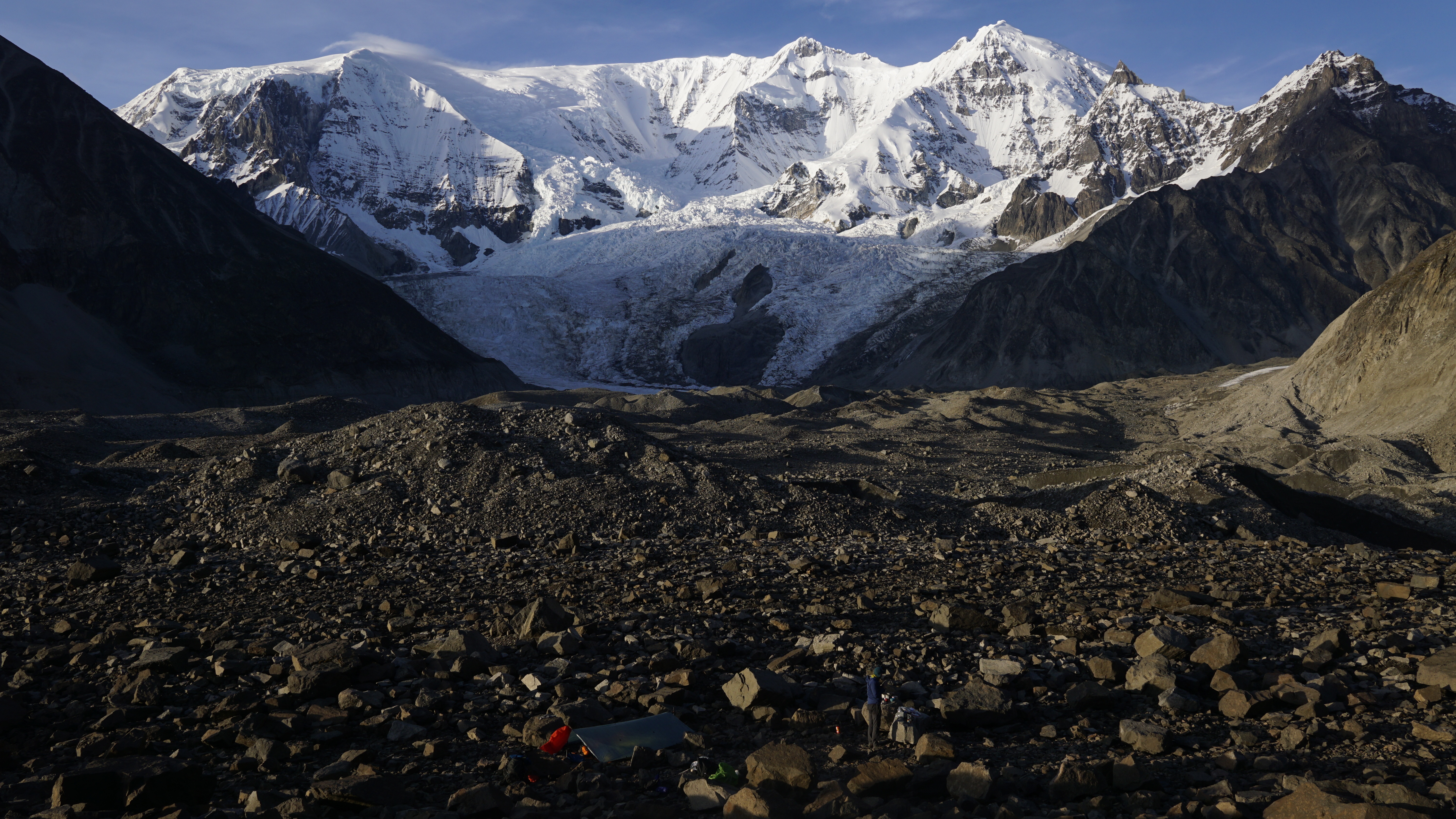Kuskulana Glacier camp, Alaska